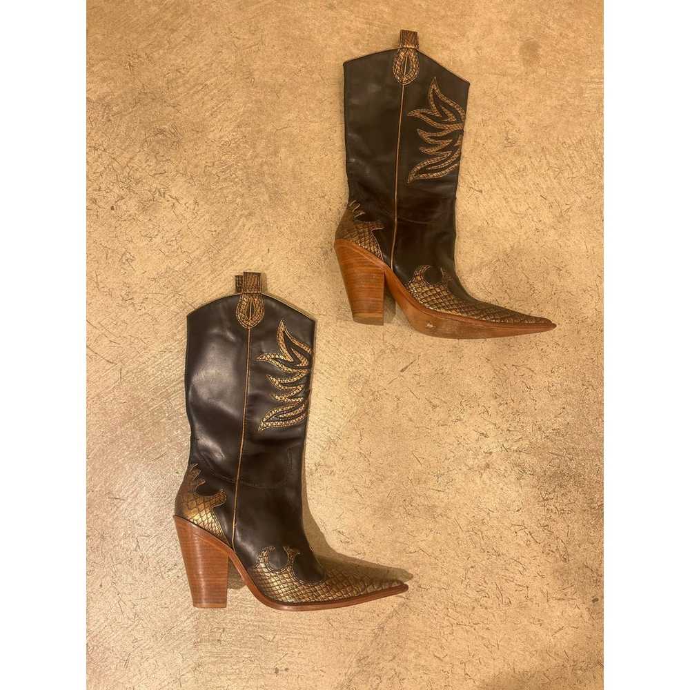 Black & Brown Cowboy Boots for Timeless Style - image 2