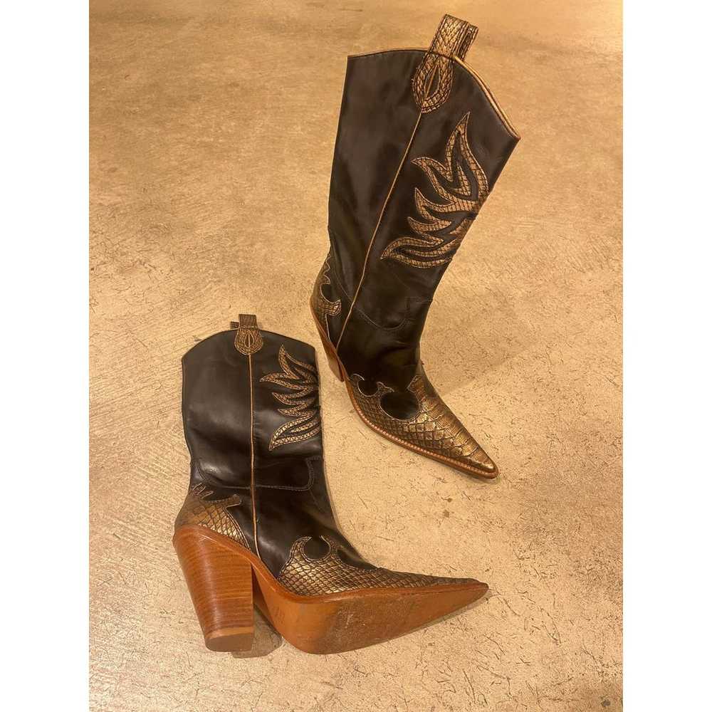 Black & Brown Cowboy Boots for Timeless Style - image 3