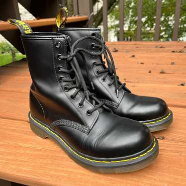 Dr. Martens black womens boots, Size 8, smooth le… - image 1