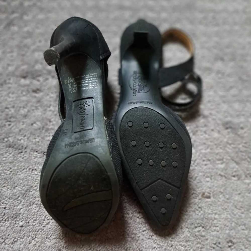 Womenns shoe lot (2 pairs black heels /2 pairs an… - image 6