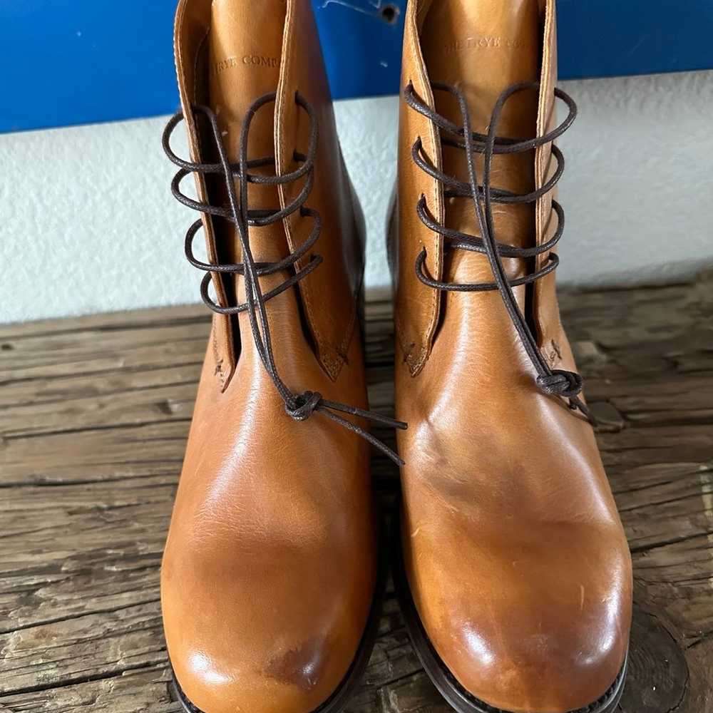 Frye Kendall Chukka Boots Light Brown Lace Up Hee… - image 2