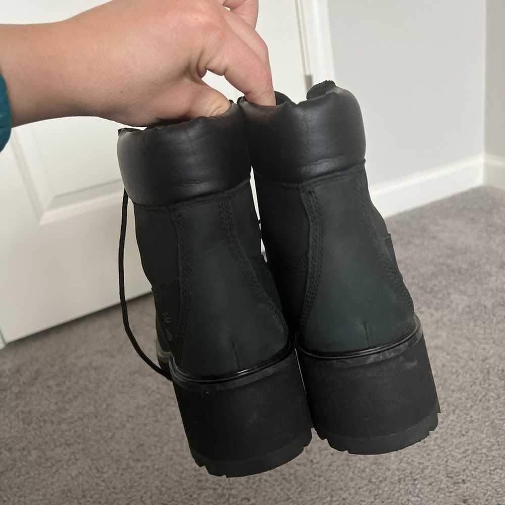 Timberland Kinsley 6in WP Boots Womens Nubuck Bla… - image 4