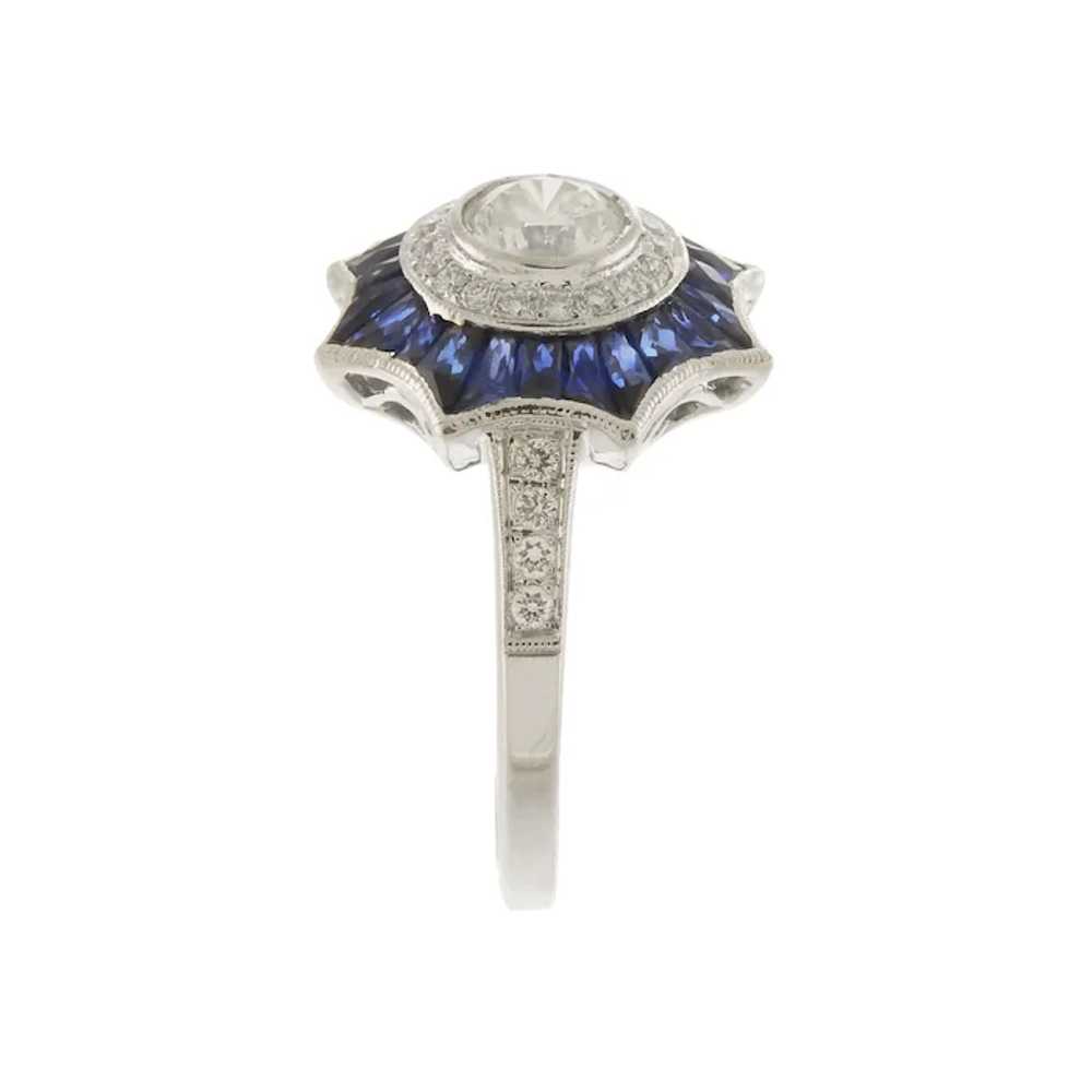 Fantastic Beverley K Sapphire & Diamond Ring in 1… - image 3