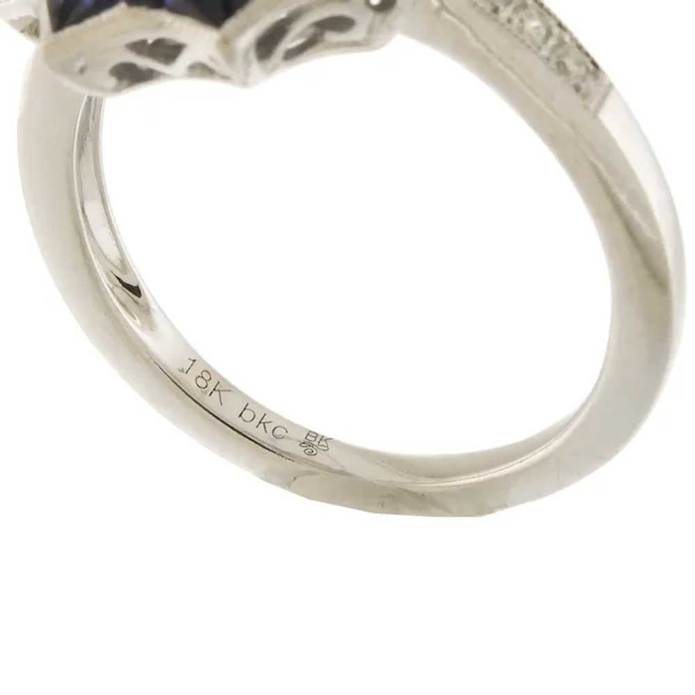 Fantastic Beverley K Sapphire & Diamond Ring in 1… - image 6