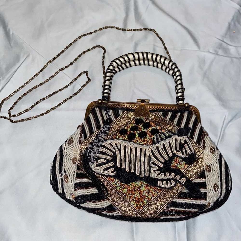 Vintage coldwater creek beaded purse - image 2