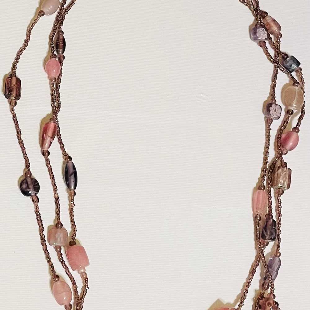 Sun goddess necklace, vintage beaded necklaces an… - image 5