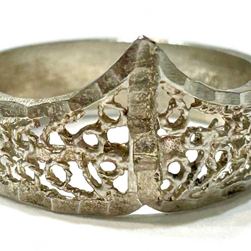 MCM crown sterling silver size 9 ring - image 2