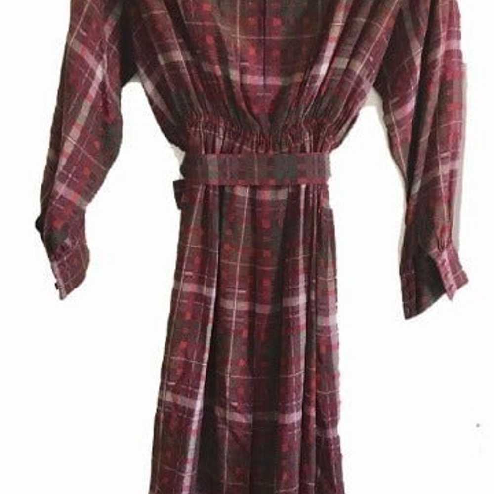 Vintage Christian Aujard silk dress - image 3