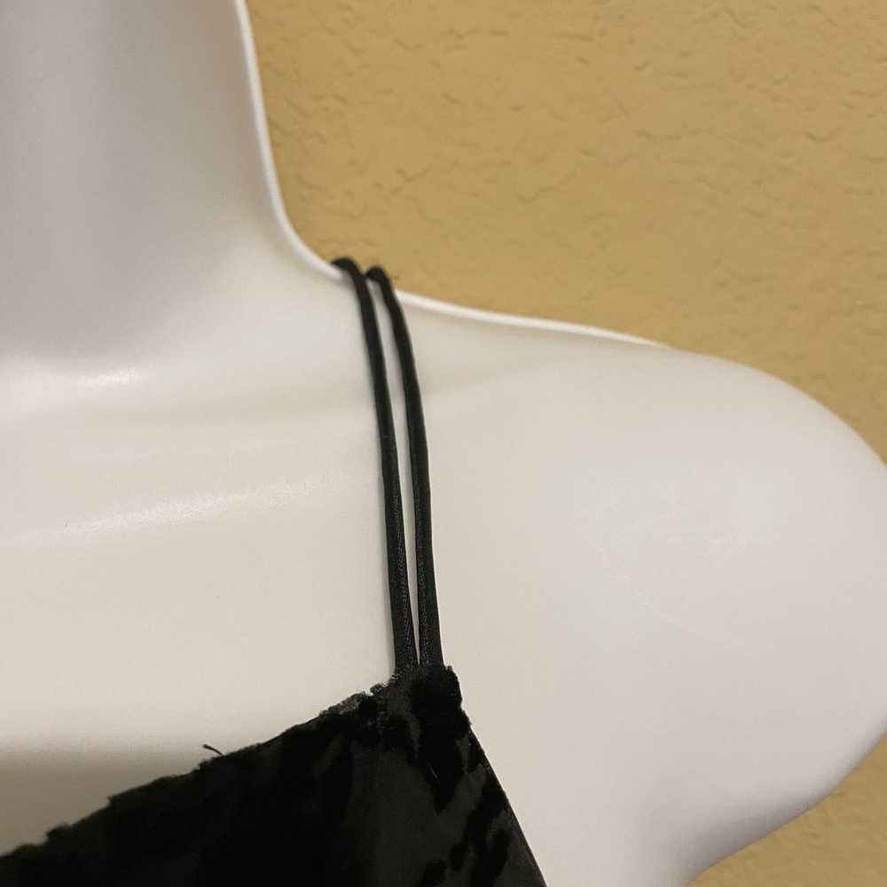 VTG Express Black Burnout Maxi Dress Womens Size … - image 5