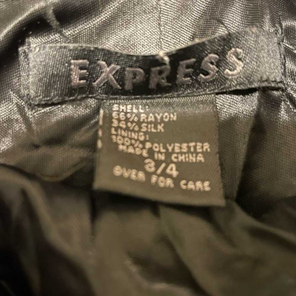 VTG Express Black Burnout Maxi Dress Womens Size … - image 8