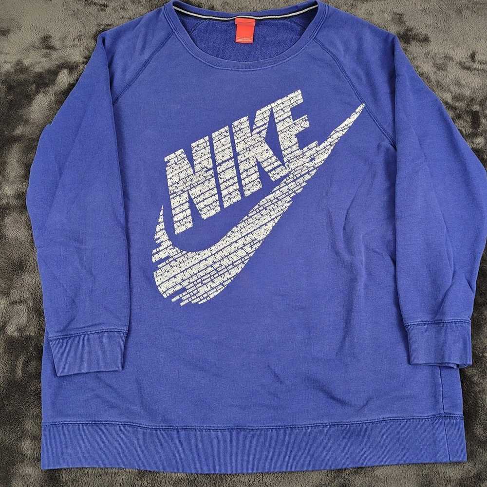 Vintage 90's Nike Sweatshirt Tunic Womens Size L … - image 1
