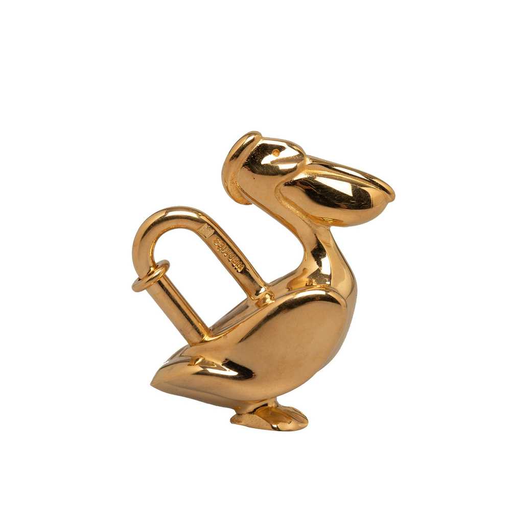 Product Details Hermes Gold Tone Pelican Cadena L… - image 1