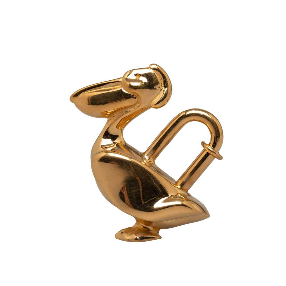 Product Details Hermes Gold Tone Pelican Cadena L… - image 2