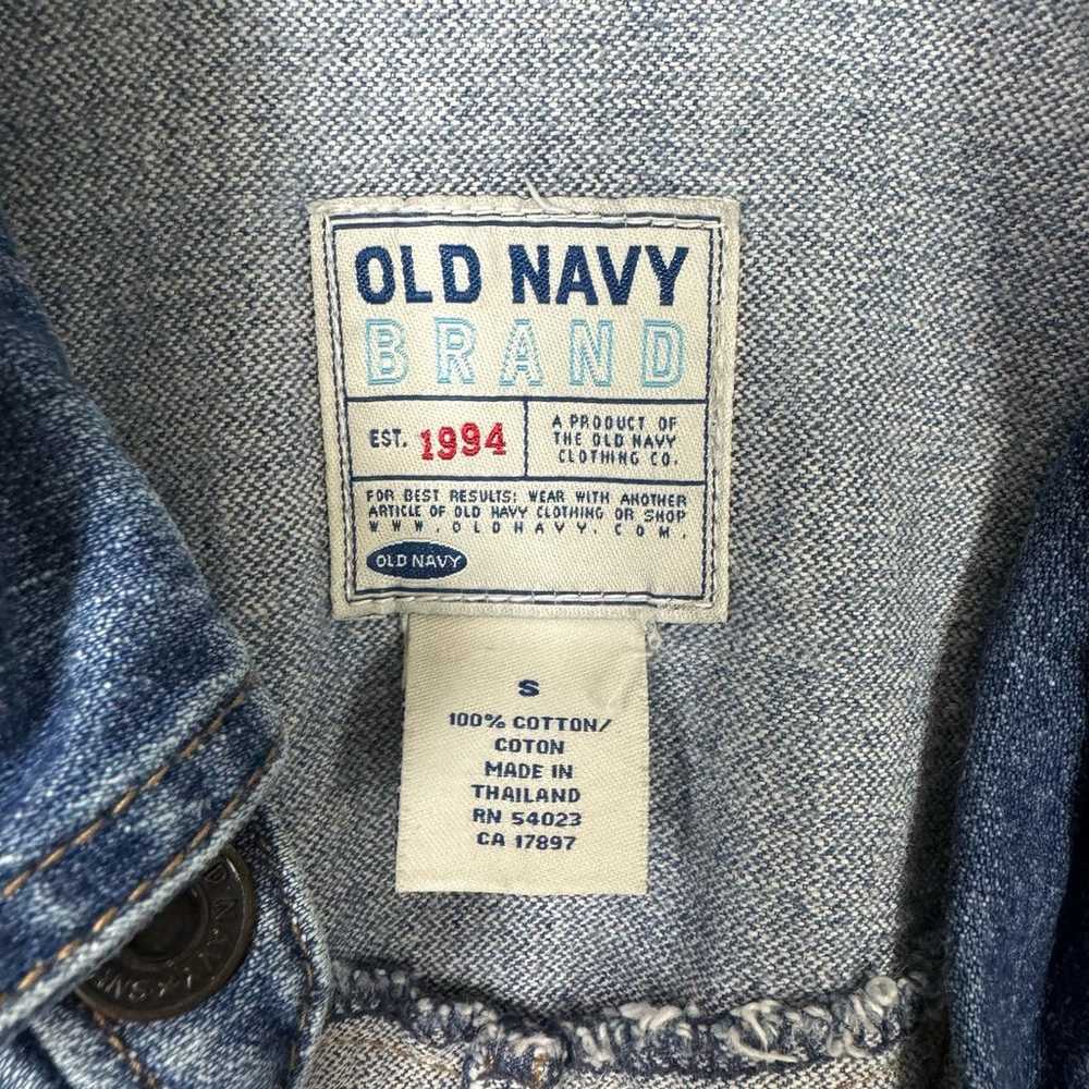 Old Navy Vintage Y2K 2003 Medium Wash Cotton Deni… - image 8