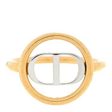 CHRISTIAN DIOR Metal Montaigne 30 Ring Silver Gold