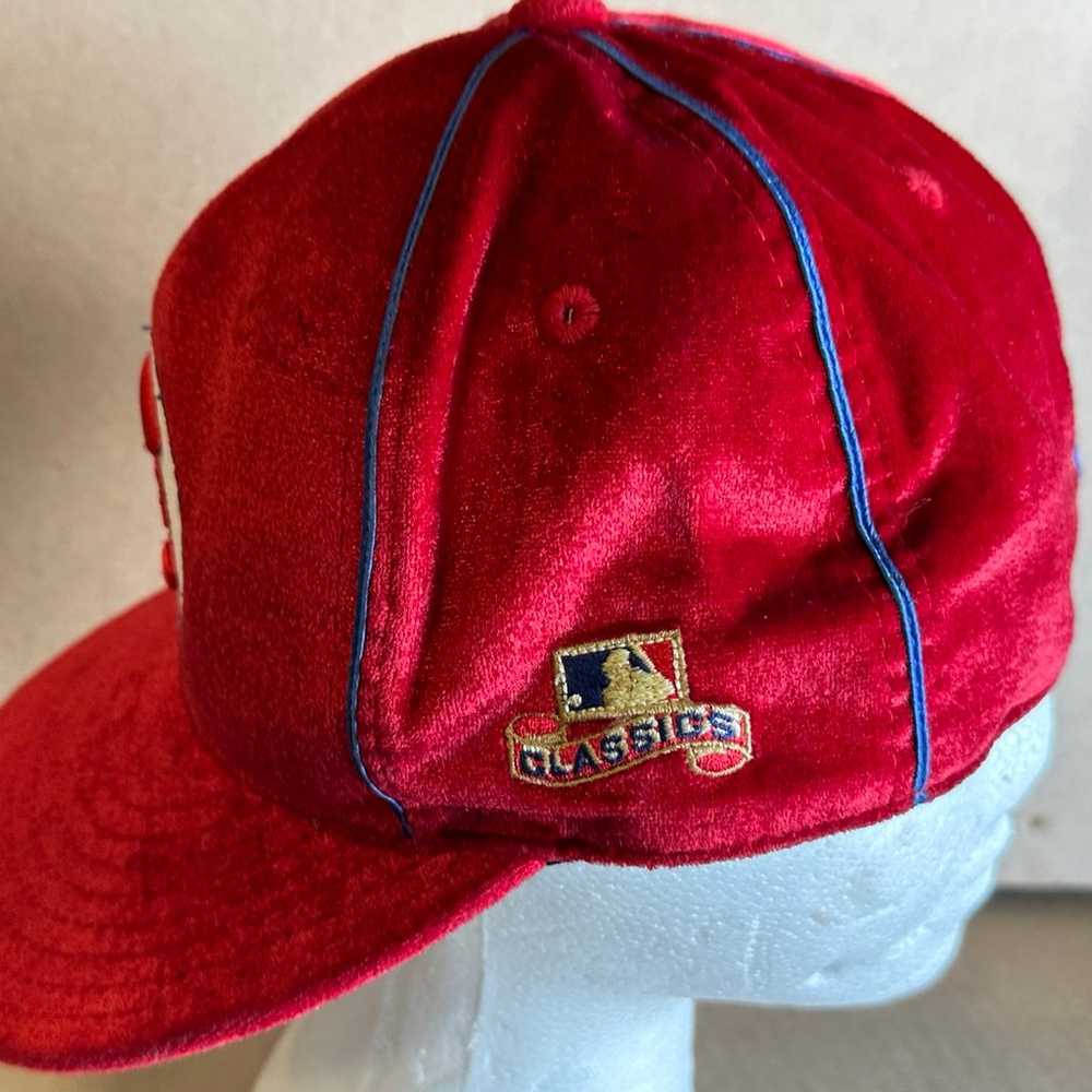 Chicago Cubs American needle velvet hat sz 7 holy… - image 3
