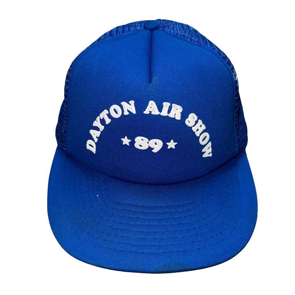 Vintage 80s Trucker Hat Snapback Dayton Ohio Air … - image 1