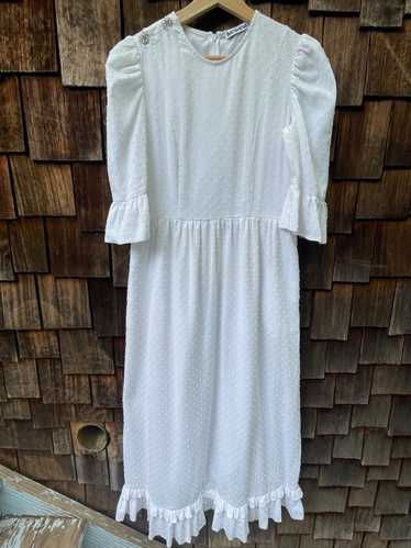 Batsheva Ruffled Swiss Dot Maxi Dress (M) | Used,… - image 1