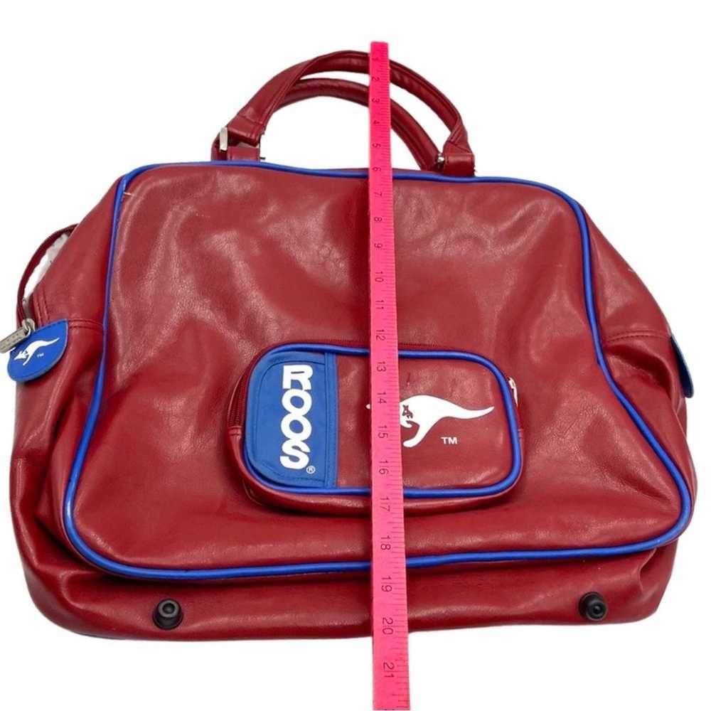 ROOS - Vintage faux leather KangaRoos travel Bag … - image 7