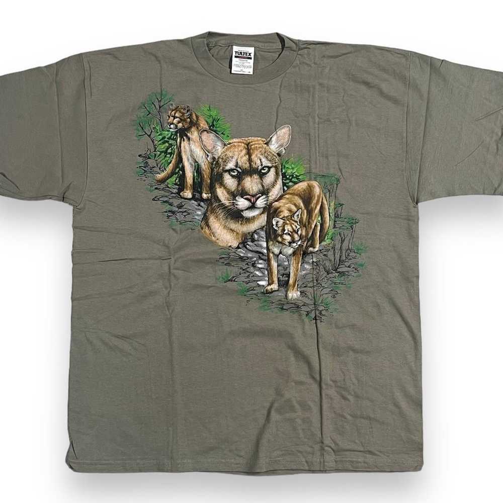 Vintage Y2K Panther T Shirt XXL Tultex - image 1