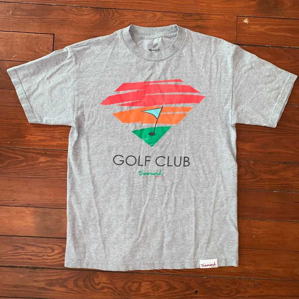 Vintage Diamond Supply Co (Golf Club) Shirt Gray … - image 1