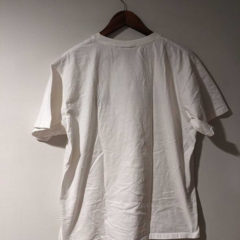 Vintage Y2K Nike Spell Out Logo White Large T-Shi… - image 5