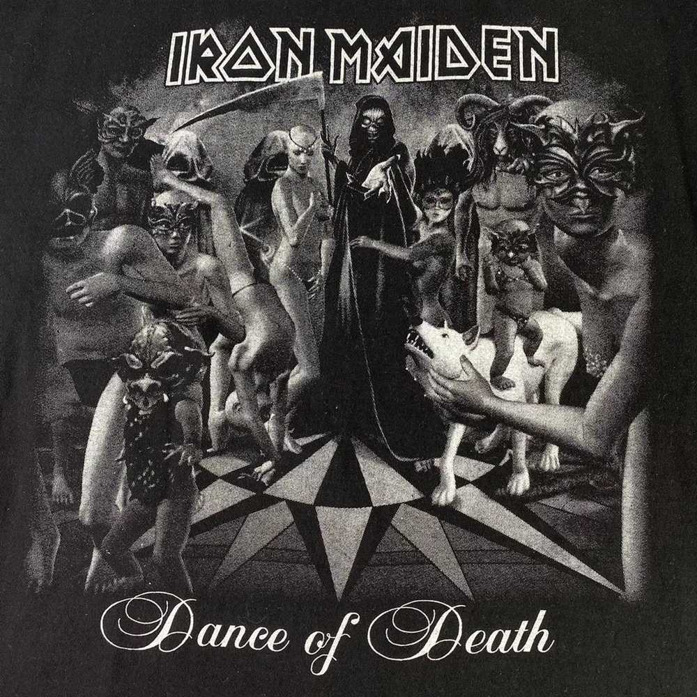 Vintage Y2K Iron Maiden Dance Of Death Double Sid… - image 4
