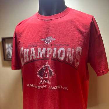 Anaheim Angels MLB T-Shirt 2002 World Series Cham… - image 1