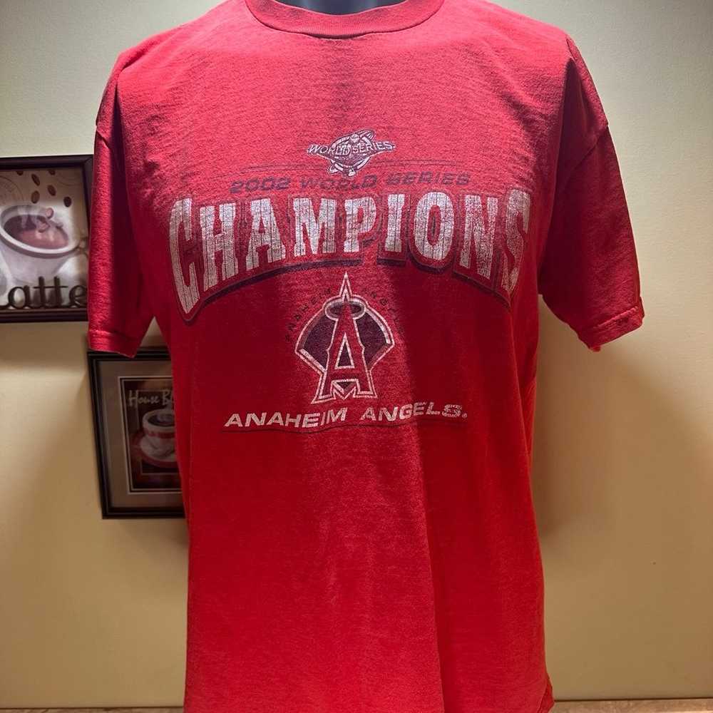 Anaheim Angels MLB T-Shirt 2002 World Series Cham… - image 2
