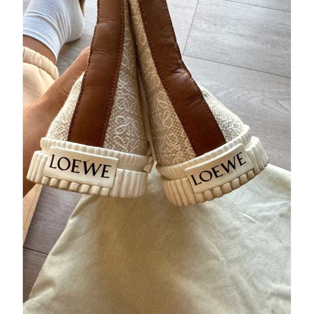 Loewe Anagram cloth trainers - image 4
