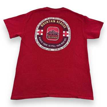 National Park Shirt Adult MEDIUM Red Rocky Mounta… - image 1