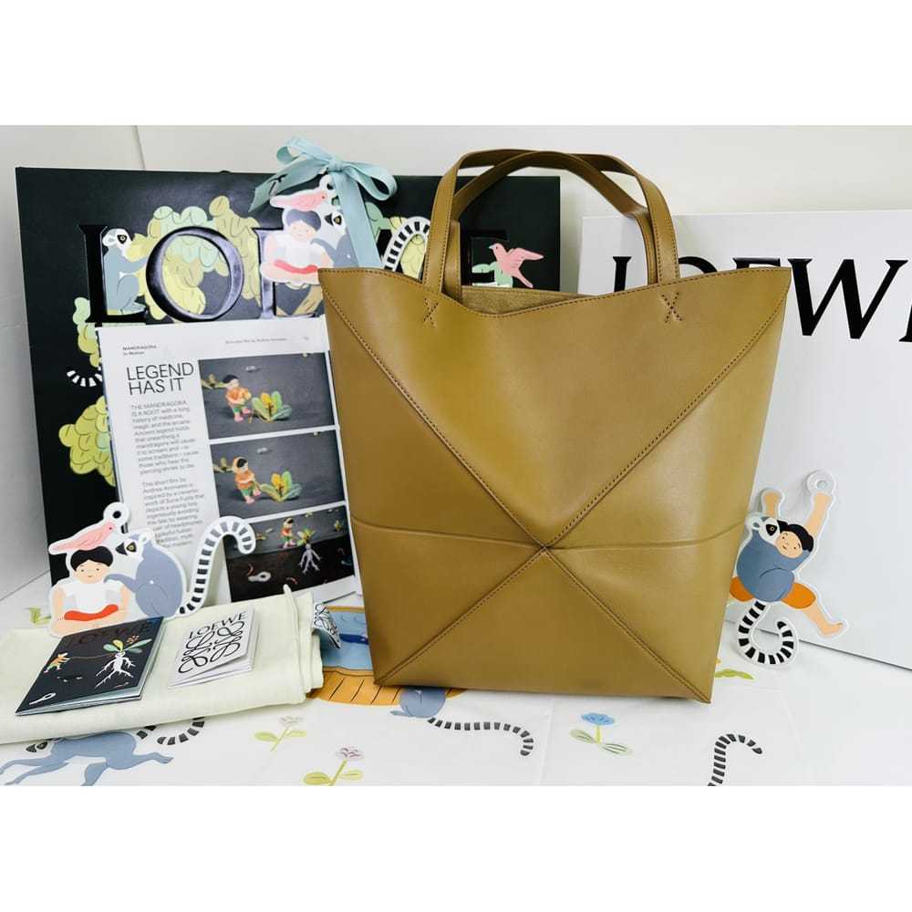 Loewe Puzzle Fold leather tote - image 5