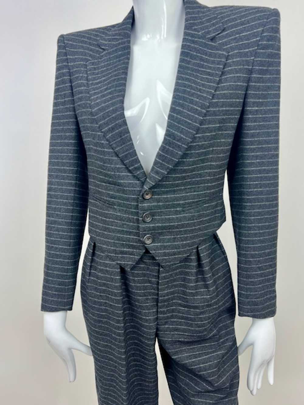 Tommy Nutter 1983 Worsted Wool Tailored Suit - image 7