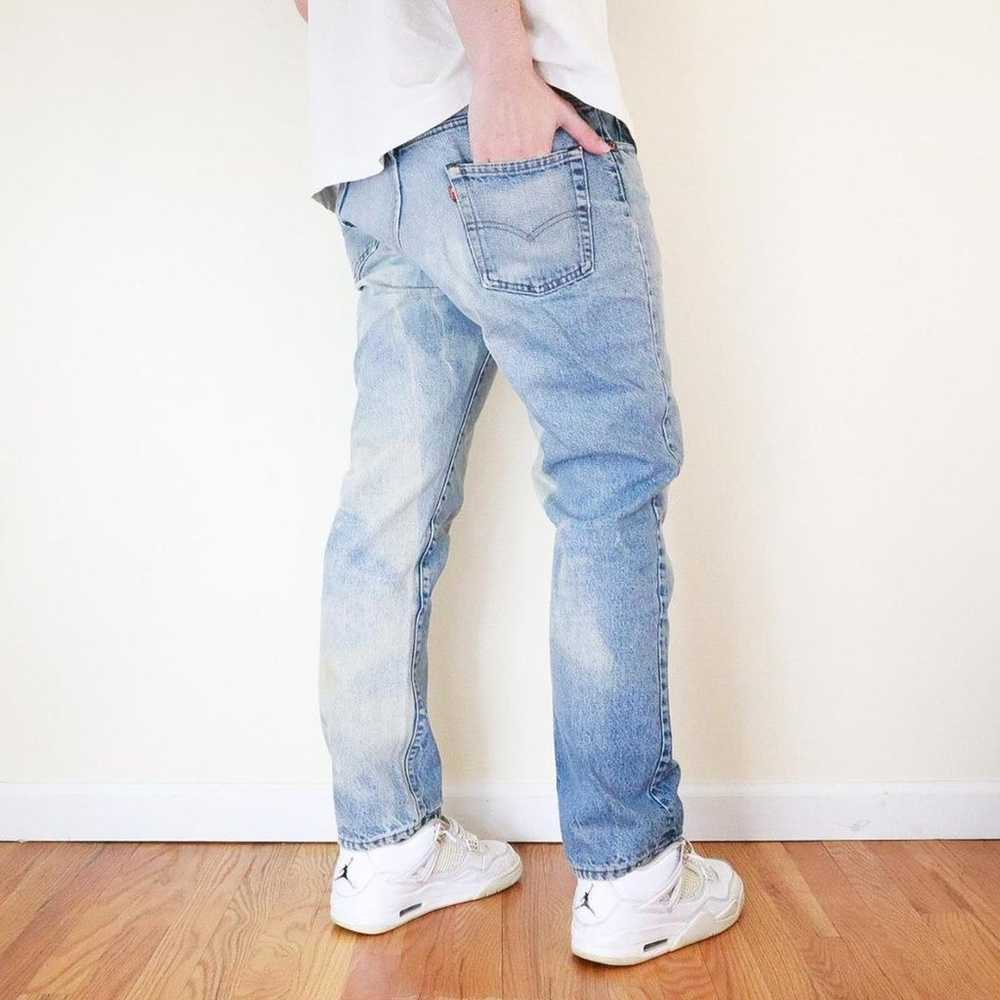 Vintage levis super faded jeans - image 1