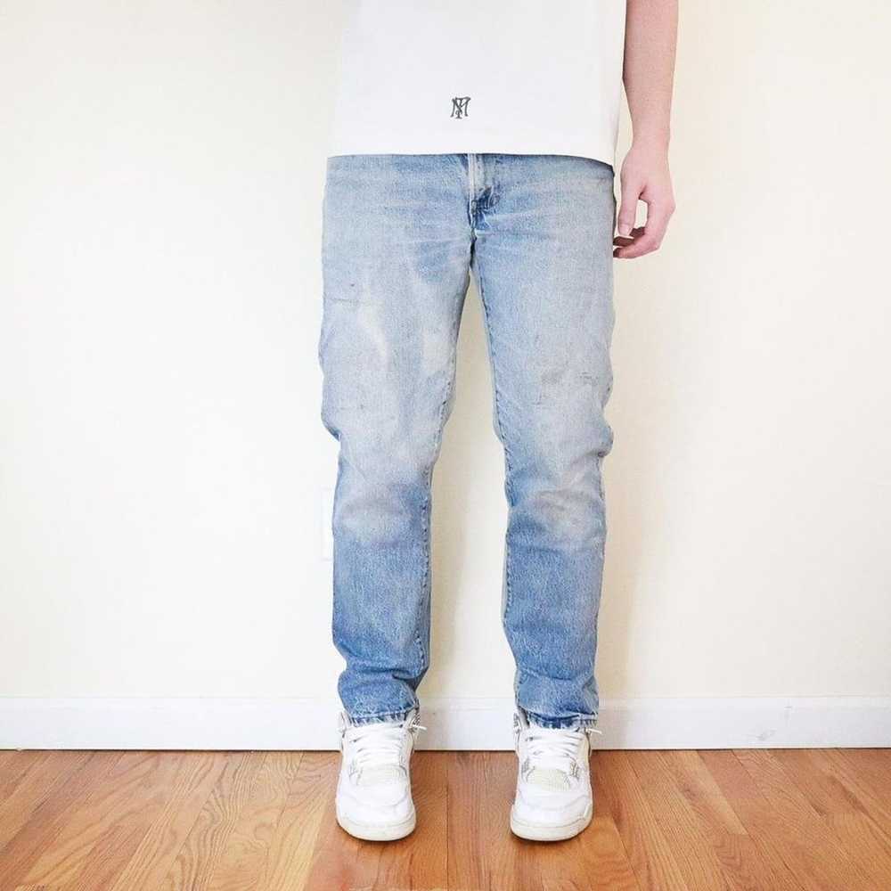 Vintage levis super faded jeans - image 2