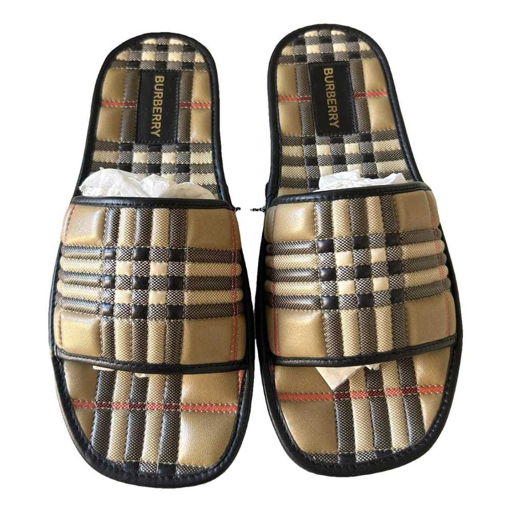 Burberry Leather mules - image 1