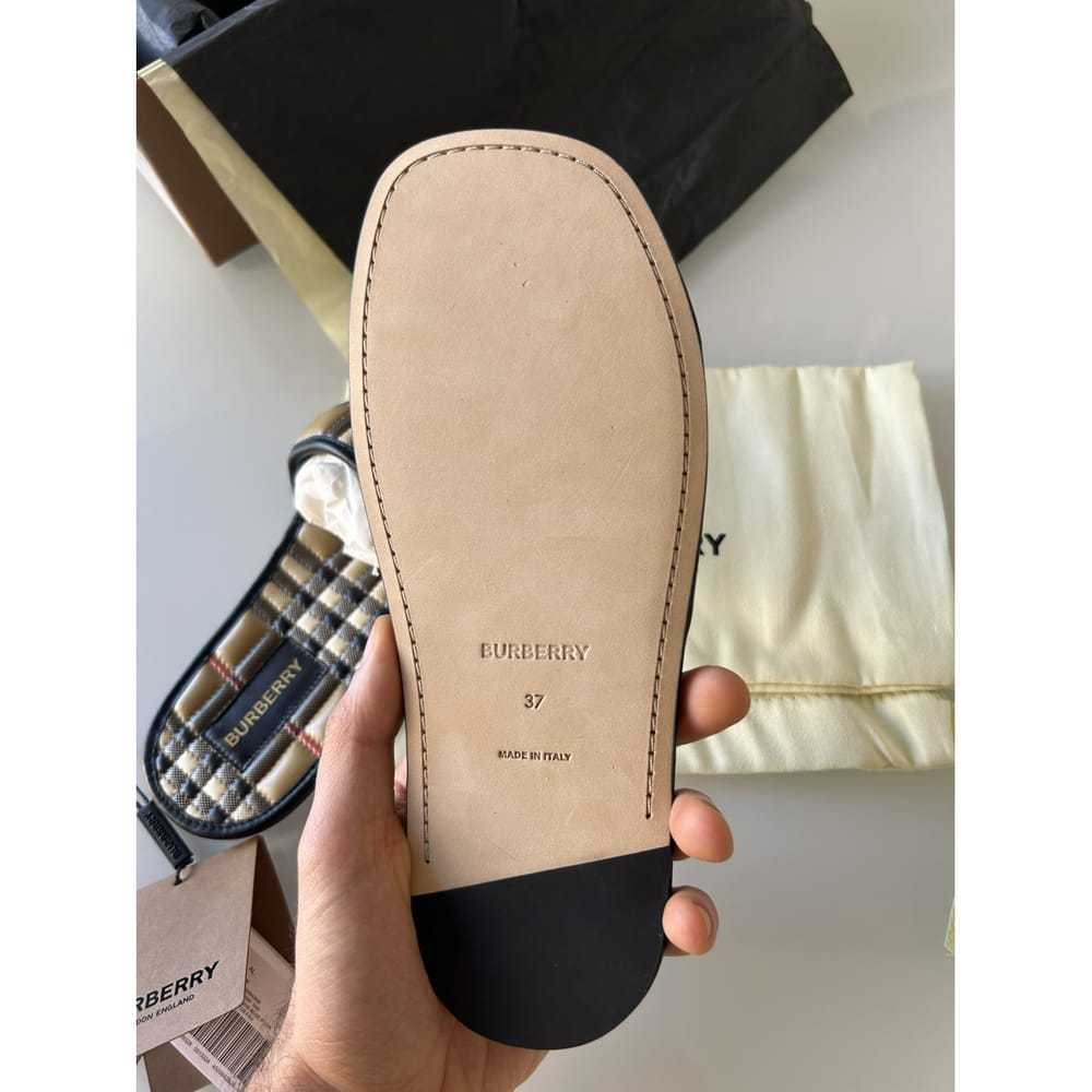 Burberry Leather mules - image 7
