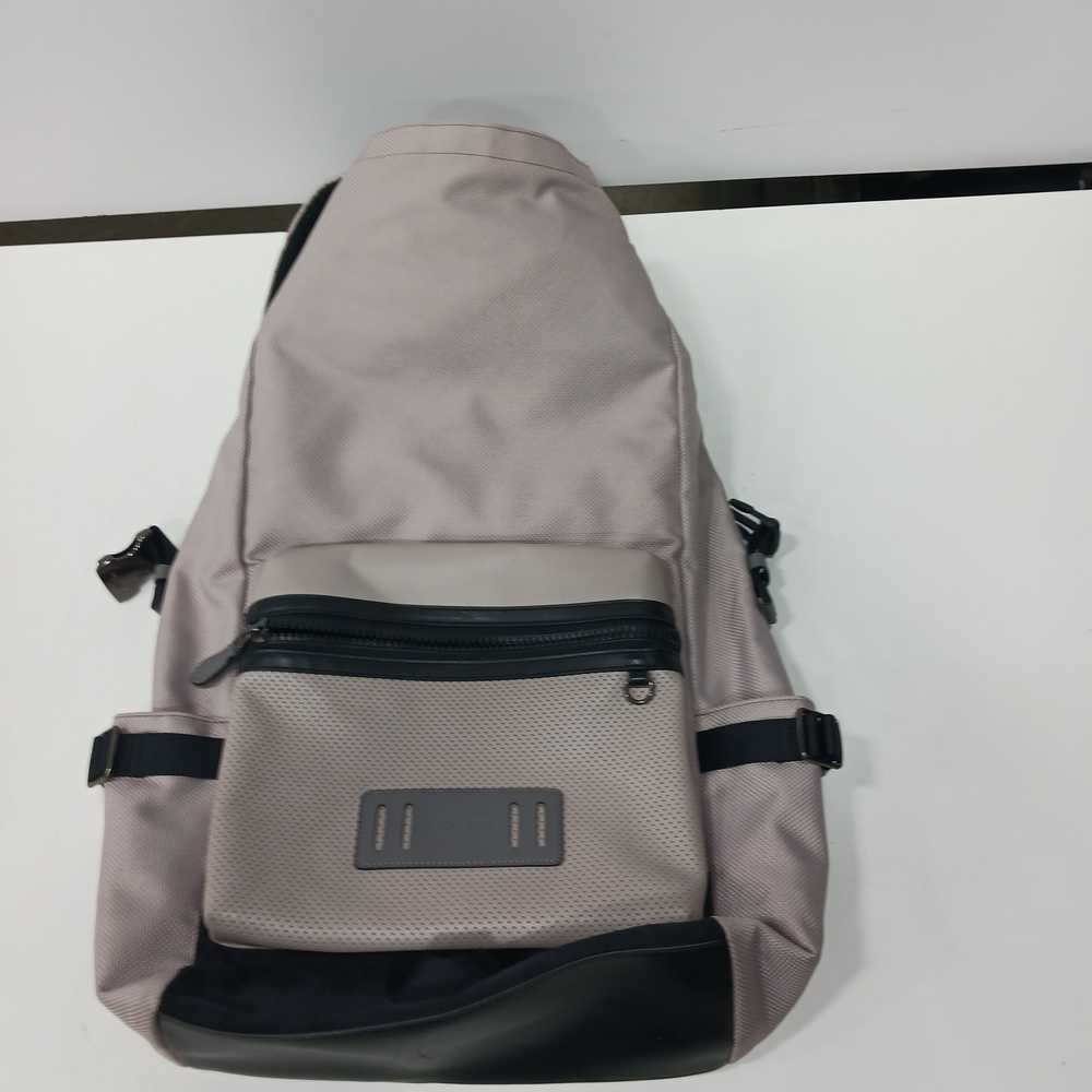 Coach Women's Gray Canvas Backpack - image 1