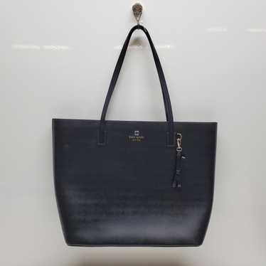 Kate Spade Harmony Smooth Black Leather Tote