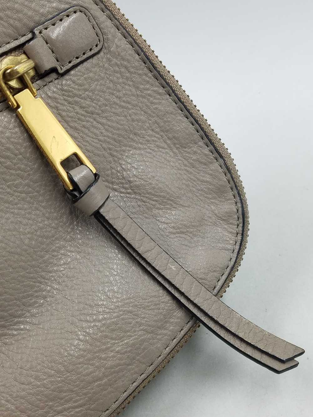 Authentic Marc Jacobs Taupe Saddle Bag - image 8