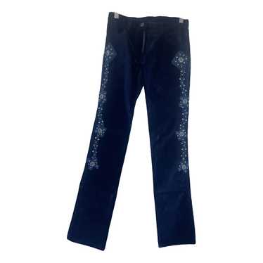 Roccobarocco Velvet large pants - image 1