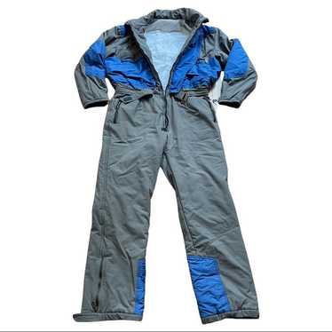 BOGNER UNISEX ski suit VINTAGE size 46 gray/blue