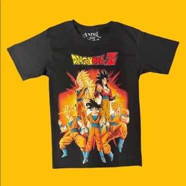 ⭐︎90s Vintage DoragonBall Z T-shirt Vintage 90's Dragon Ball Z Goku Button Down Short Sleeve