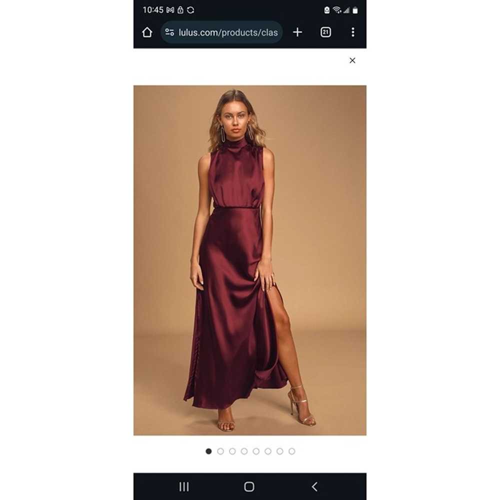 Lulus Satin Dress size XL NWOT - image 2