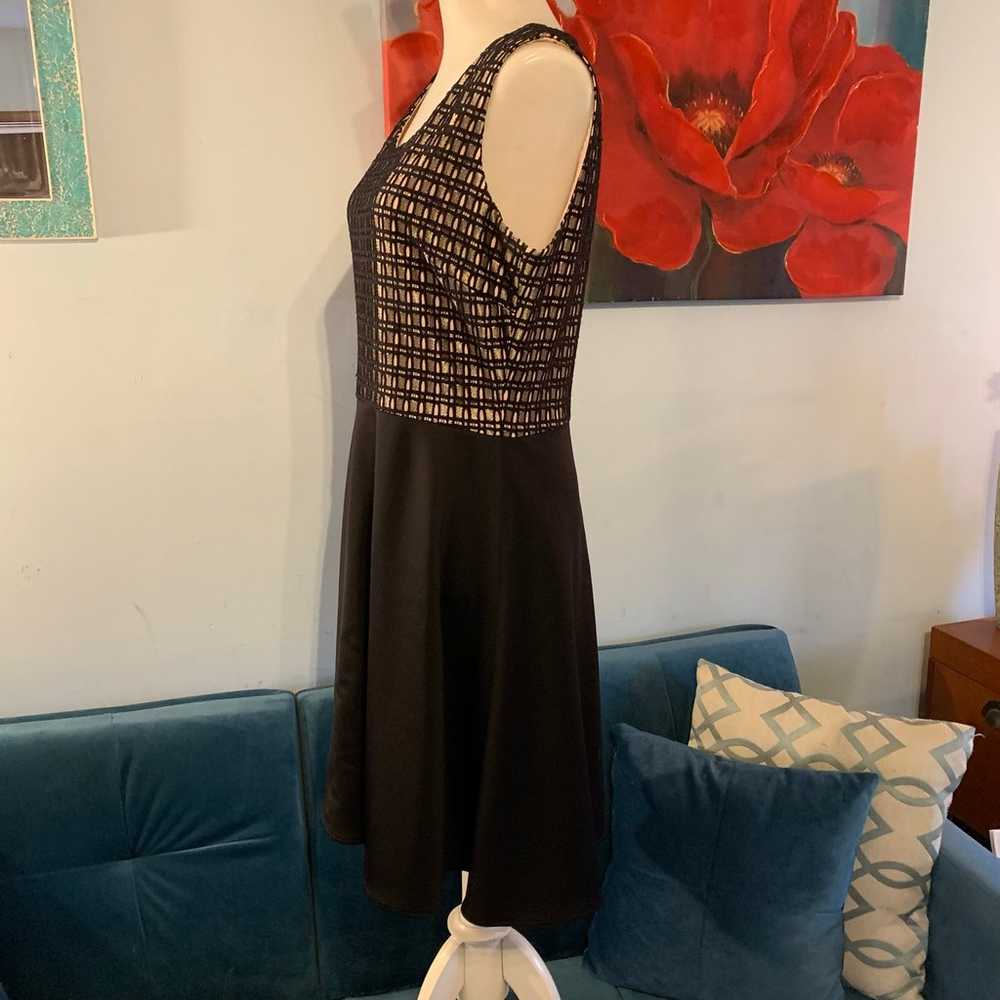 Women’s  Belle Badgley Mischka Textured Dress Bla… - image 4