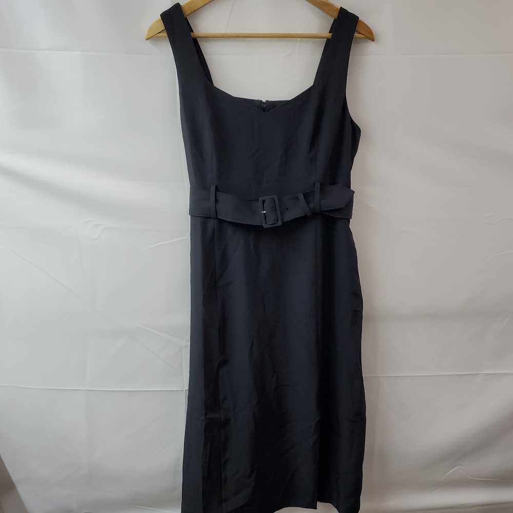 Banana Republic Black Sleeveless Midi Dress Petit… - image 1