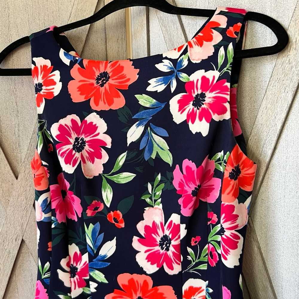 Vince Camuto Floral Sleeveless Scuba Fit & Flare … - image 4