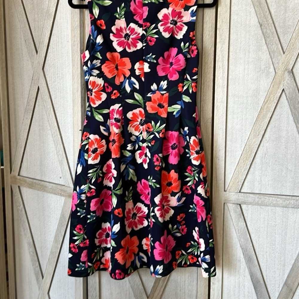 Vince Camuto Floral Sleeveless Scuba Fit & Flare … - image 9