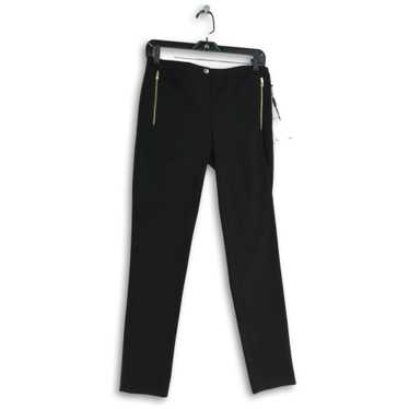 Calvin Klein Womens Black Flat Front Zip Pocket S… - image 1