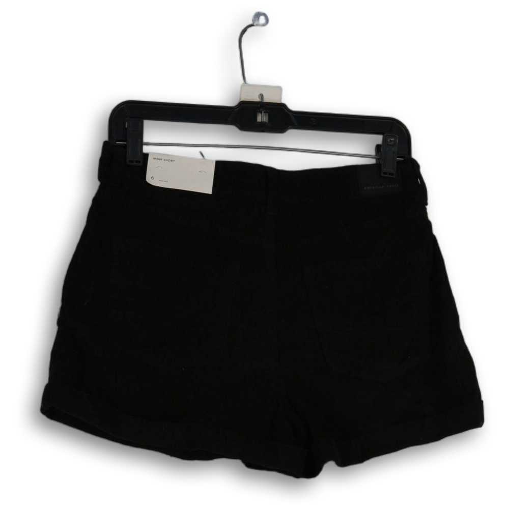 NWT Womens Black Pleated Slash Pocket Mom Shorts … - image 2